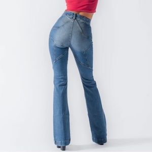 Revice star butt denim flare jeans